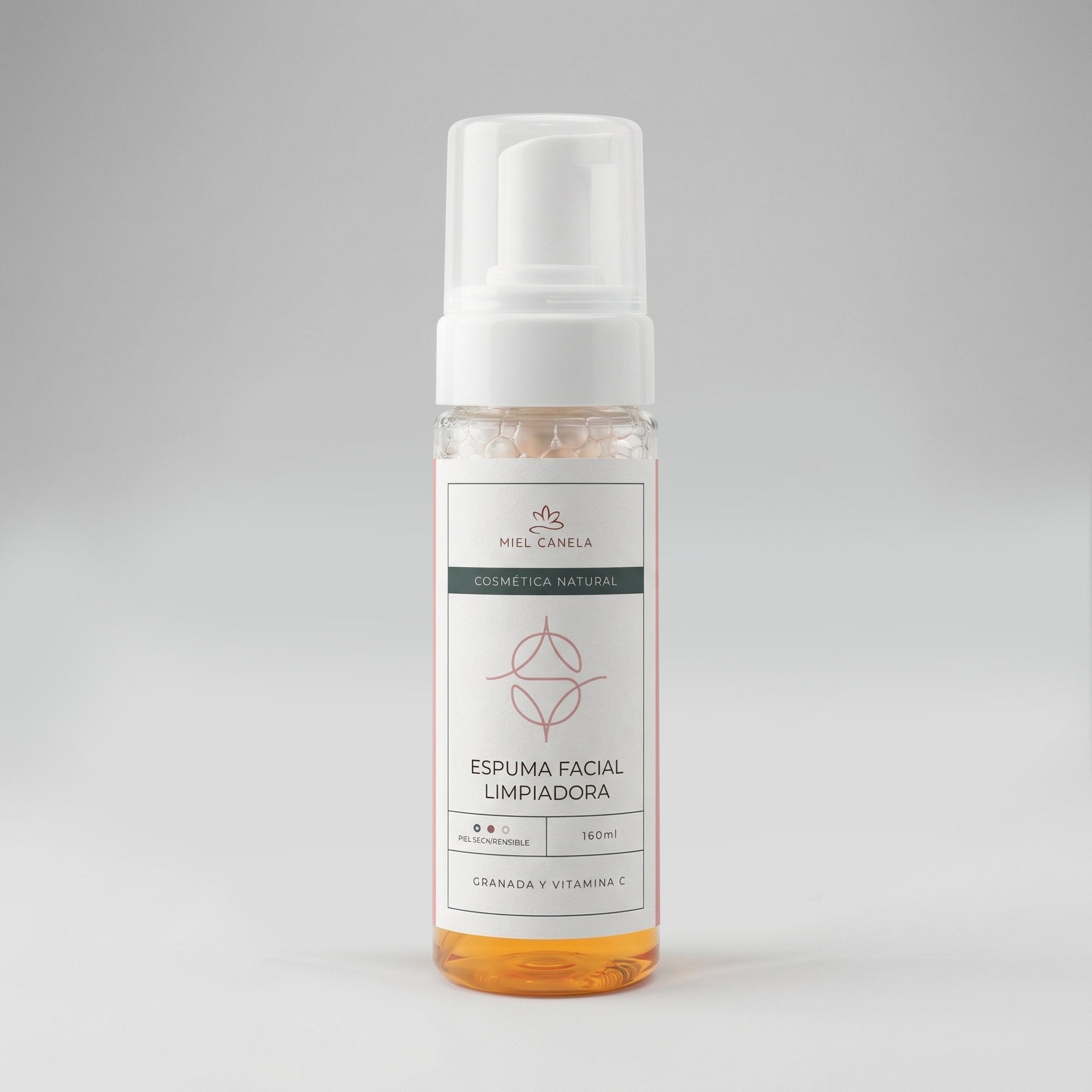 Limpiador Facial en Espuma — Granada y Vitamina C