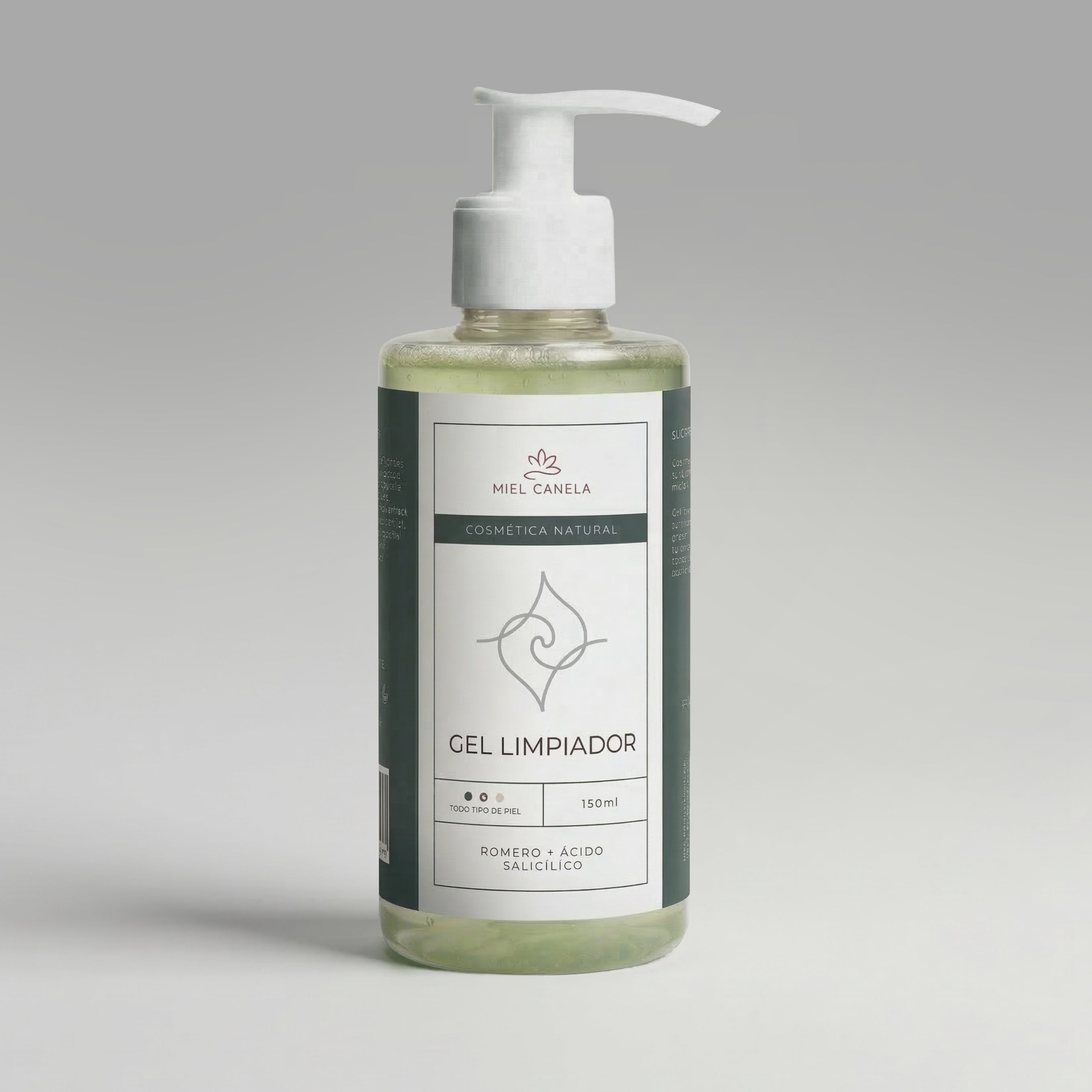 Gel limpiador de Romero + Acido Salicílico