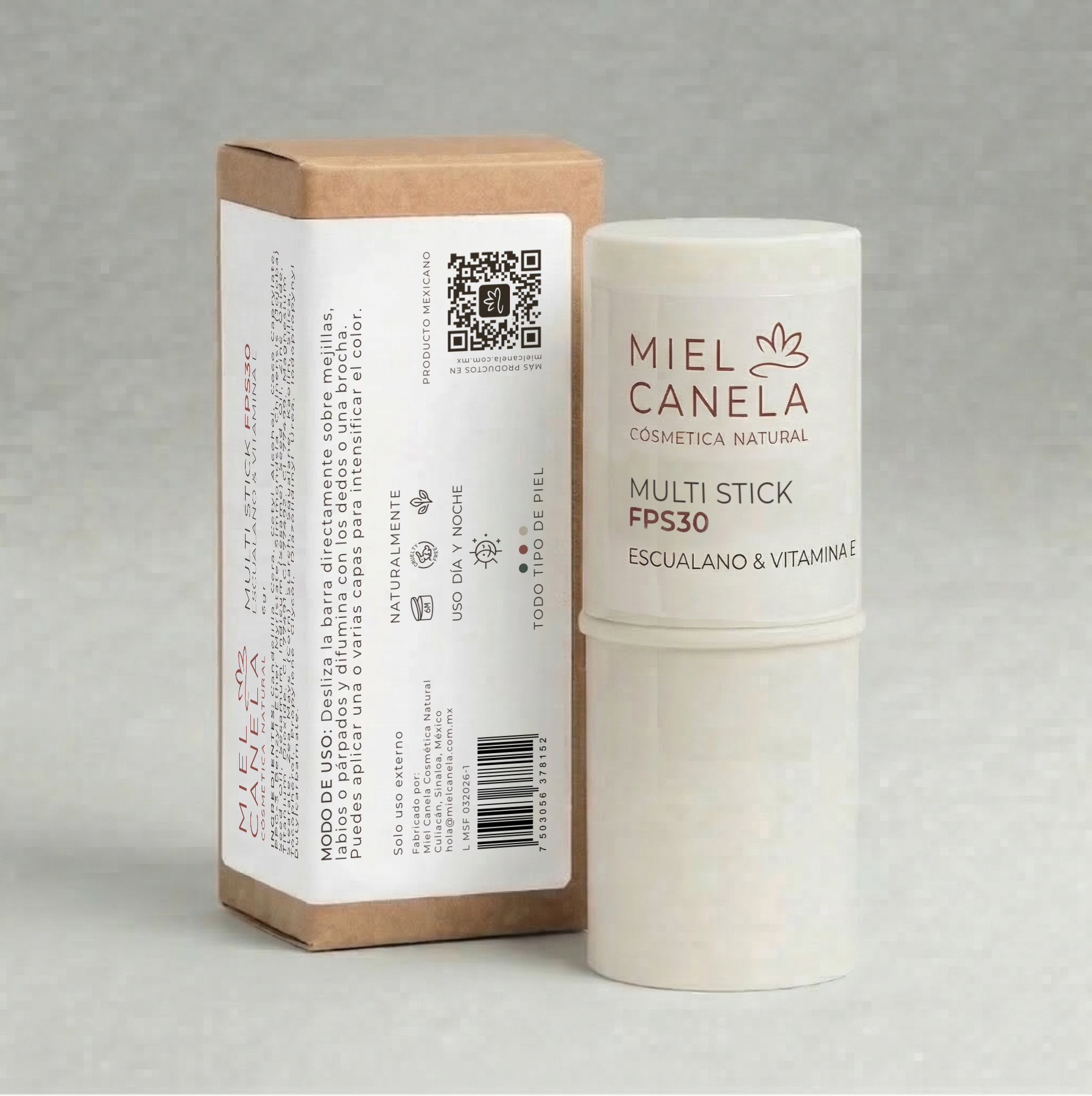 Multi Stick con Color y FPS30 — Blush en Crema 3 en 1