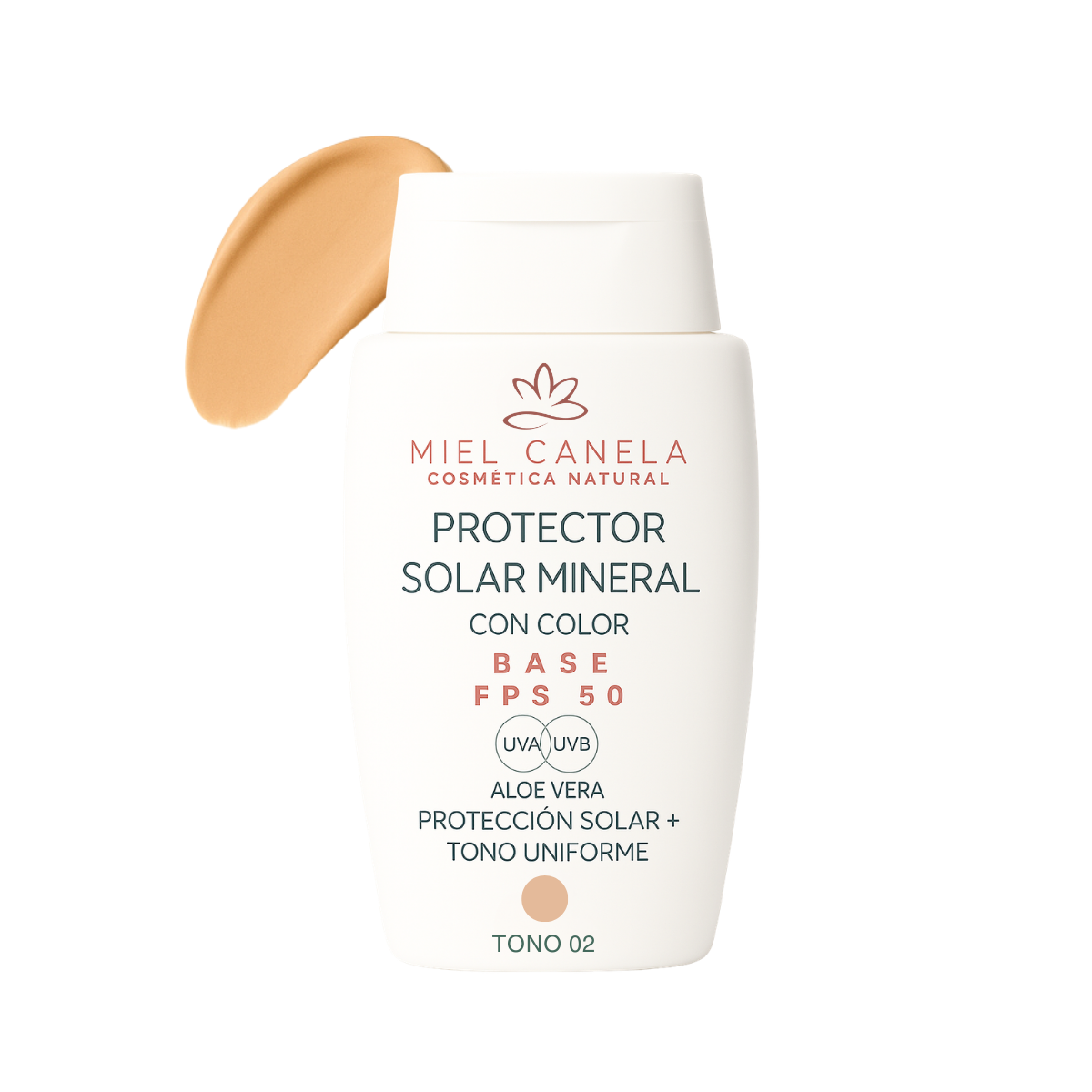Protector solar mineral FPS50 Aloe Vera con color