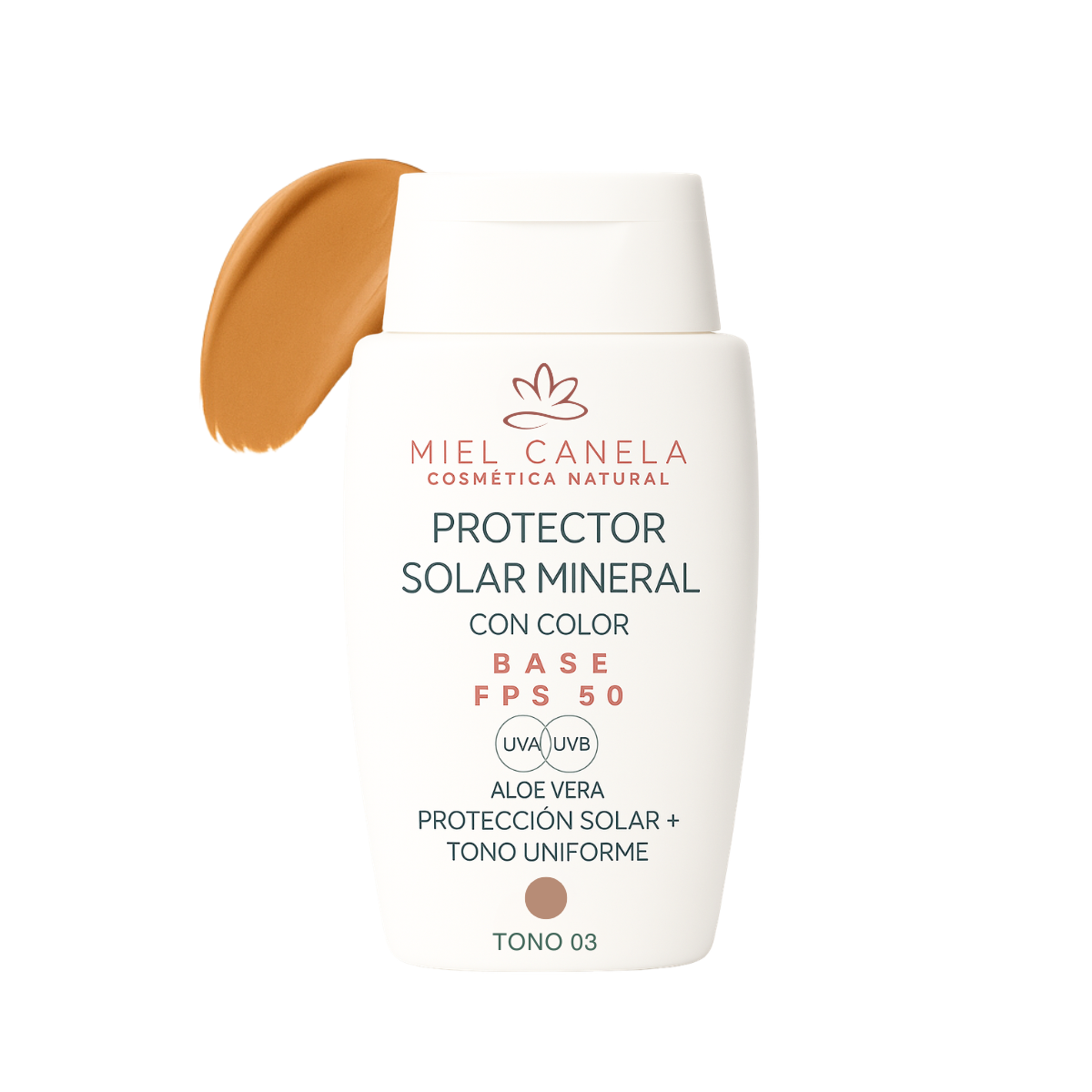 Protector solar mineral FPS50 Aloe Vera con color